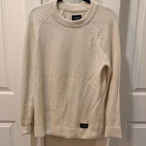 Abercrombie and FitchMen's Cream Sweater